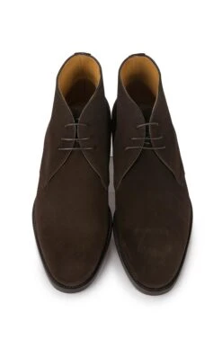 Men's Suede Lace-Up Ankle Boot -Best Fashion Shoes Shop TA23743DKBROWN 4