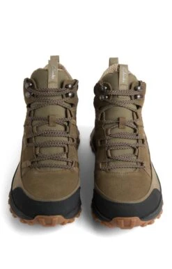 Men's Clarks ATL Trek Rise Gore-Tex Shoes -Best Fashion Shoes Shop TA23805DARKOLIVESUEDE 4