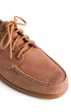 Men's Sebago Askook Laceup Moccasin -Best Fashion Shoes Shop TA23980BROWNTAN 2