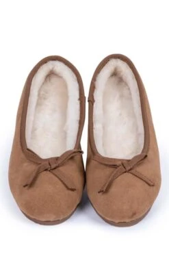 Ladies Sheepskin Pumps 11 Ladies Sheepskin Pumps -Best Fashion Shoes Shop TA27063CHESTNUTTAN 4