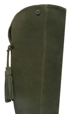 Tall Suede Boots With Tassel -Best Fashion Shoes Shop TA35010BOTTLE 4