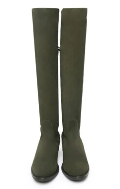 Tall Suede Boots With Tassel -Best Fashion Shoes Shop TA35010BOTTLE 5 1