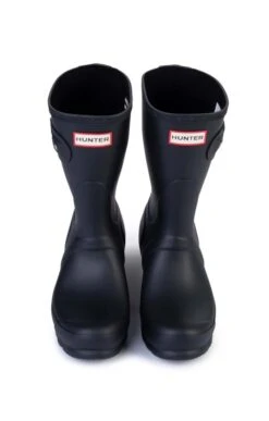 Ladies Hunter Original Short Matte Wellies -Best Fashion Shoes Shop TA55577BLACK 4