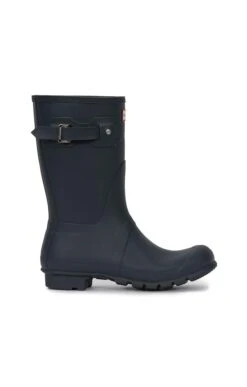 Ladies Hunter Original Short Matte Wellies -Best Fashion Shoes Shop TA55577NAVY 1