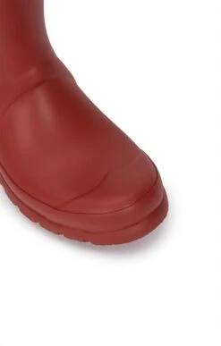 Ladies Hunter Original Short Matte Wellies -Best Fashion Shoes Shop TA55577RED 2