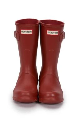 Ladies Hunter Original Short Matte Wellies -Best Fashion Shoes Shop TA55577RED 4