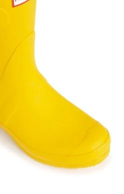 Ladies Hunter Original Short Matte Wellies -Best Fashion Shoes Shop TA55577YELLOW 2