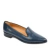 Leather Pointed Loafer 1 Leather Pointed Loafer -Best Fashion Shoes Shop TA77773NAVY