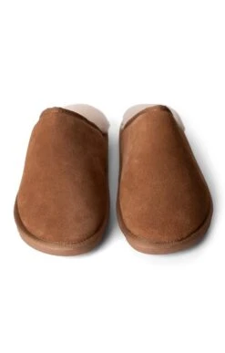 Men's Sheepskin Mule -Best Fashion Shoes Shop TA88891CHESTNUTTAN 5
