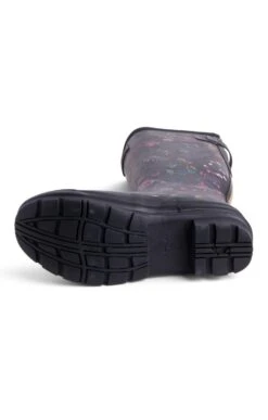 Ladies Joules Printed Wellies -Best Fashion Shoes Shop TA89120BLACKBOTANICAL 3
