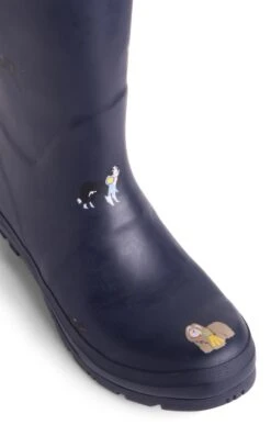 Ladies Joules Printed Wellies -Best Fashion Shoes Shop TA89120NAVYDOGS 2