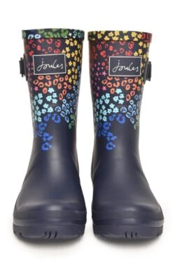 Ladies Joules Molly Mid-Height Printed Wellies -Best Fashion Shoes Shop TA89130NAVYFLORAL 5