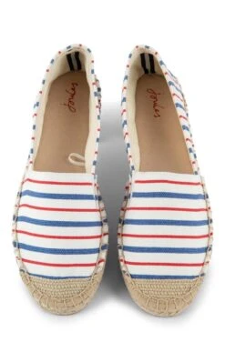 Ladies Joules Shelbury Espadrilles -Best Fashion Shoes Shop TA89251CREAMMULTISTRP 3