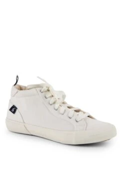 Ladies Coast Pump Mid Canvas Trainers