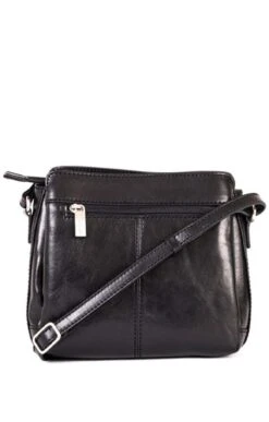 Ladies Gianni Conti Over Shoulder Clasp Bag -Best Fashion Shoes Shop TB00329BLACK 3