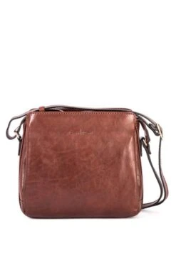 Ladies Gianni Conti Over Shoulder Clasp Bag -Best Fashion Shoes Shop TB00329DKBROWN 1