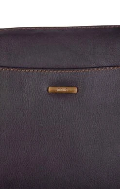 Ladies Zip Top Cross Body Bag -Best Fashion Shoes Shop TB00405NAVYCHESTNUT 2