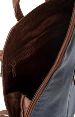 Ladies Front Zip Rucksack 28 Ladies Front Zip Rucksack -Best Fashion Shoes Shop TB00408NAVYCHESTNUT 4 1