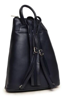 Ladies Front Zip Rucksack 23 Ladies Front Zip Rucksack -Best Fashion Shoes Shop TB00408NAVY 1 1