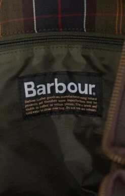 Barbour Leather Medium Travel Explorer Bag -Best Fashion Shoes Shop TB00430DKBROWN 5