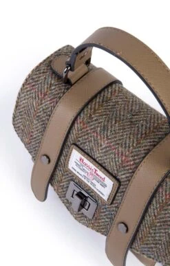 Mini Harris Tweed Satchel -Best Fashion Shoes Shop TB02013CHESTNUTHB 2