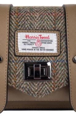 Mini Harris Tweed Satchel -Best Fashion Shoes Shop TB02013CHESTNUTHB 3