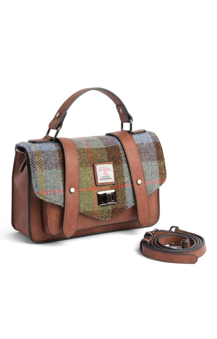 Midi Harris Tweed Satchel 2 Midi Harris Tweed Satchel