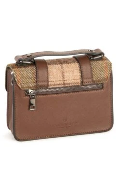 Midi Harris Tweed Satchel 16 Midi Harris Tweed Satchel -Best Fashion Shoes Shop TB02014CHESTNUT 2