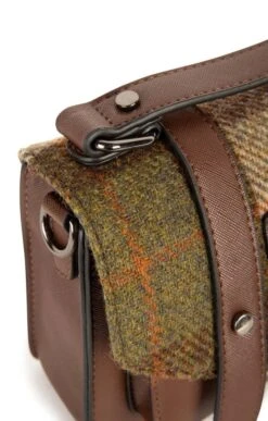 Midi Harris Tweed Satchel 17 Midi Harris Tweed Satchel -Best Fashion Shoes Shop TB02014CHESTNUT 3