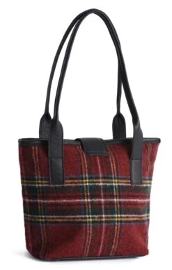Tweed Tote Bag -Best Fashion Shoes Shop TB02301VINTROYALSTEWART 1
