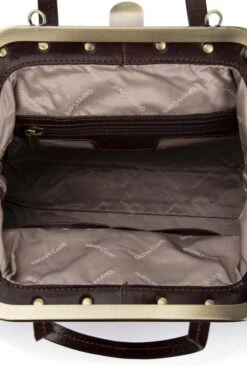 Ladies Gianni Conti Medium Clasp Bag 23 Ladies Gianni Conti Medium Clasp Bag -Best Fashion Shoes Shop TB03061DKBROWN 5