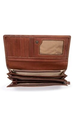 Gianni Conti Multi Compartment Wallet -Best Fashion Shoes Shop TB03091TAN 6