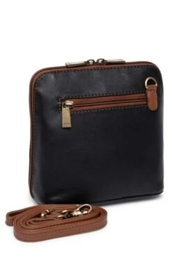 Ladies Full Zip Around Bag -Best Fashion Shoes Shop TB04013BLACKCHESTNUT 1