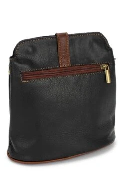 Small Buckle Cross Body Bag 24 Small Buckle Cross Body Bag -Best Fashion Shoes Shop TB08023BLACKTAN 2