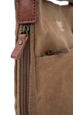 Ladies Troop Small Front Zip Pocket Bag -Best Fashion Shoes Shop TB15023BROWN 2