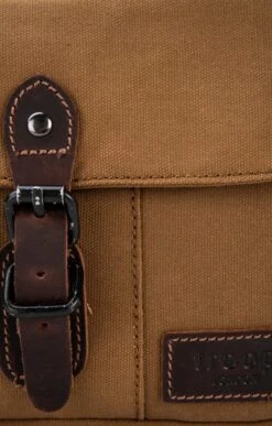 Ladies Troop Waxed Satchel -Best Fashion Shoes Shop TB15025CAMEL 2