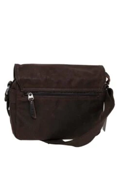 Ladies Troop Waxed Satchel -Best Fashion Shoes Shop TB15025DKBROWN 1