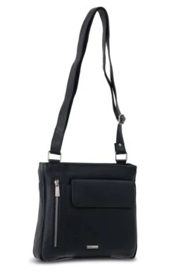 Ladies Zipped Cross Body Bag