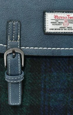 Ladies Harris Tweed Jura Backpack -Best Fashion Shoes Shop TB21082BLACKWATCH 2