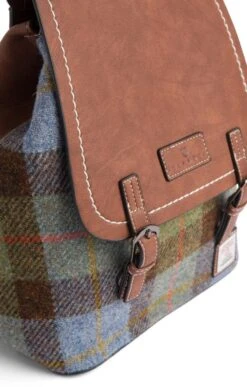 Ladies Harris Tweed Jura Backpack -Best Fashion Shoes Shop TB21082CHESTNUTBLUETTN 2