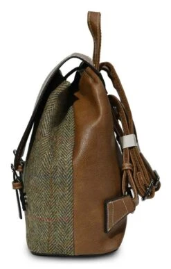 Ladies Harris Tweed Jura Backpack -Best Fashion Shoes Shop TB21082CHESTNUTHB 1