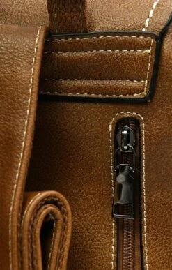 Ladies Harris Tweed Jura Backpack -Best Fashion Shoes Shop TB21082CHESTNUTTTN 4