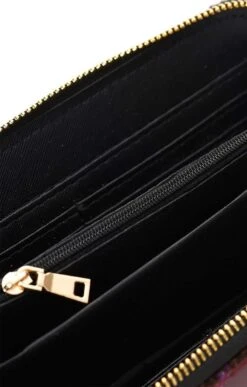 Ladies Harris Tweed Large Purse -Best Fashion Shoes Shop TB21084BLACKHB 3