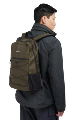 Barbour Arwin Canvas Explorer Backpack -Best Fashion Shoes Shop TB22018OLIVEBLACK 1