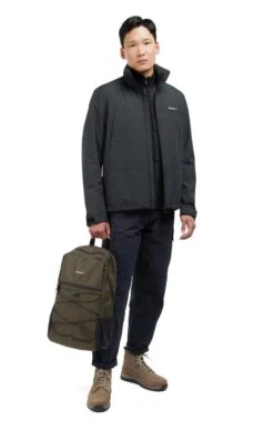 Barbour Arwin Canvas Explorer Backpack -Best Fashion Shoes Shop TB22018OLIVEBLACK 2