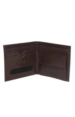 Men’s Double Compartment/Coin Wallet -Best Fashion Shoes Shop TB22322COGNAC 2