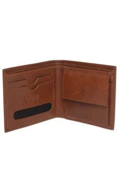 Men’s Double Compartment/Coin Wallet -Best Fashion Shoes Shop TB22322TAN 2