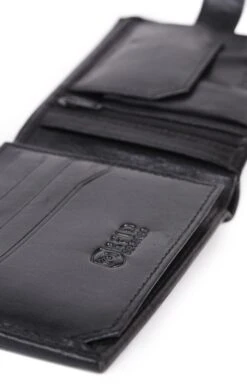 Men’s Tab Double Compartment Wallet -Best Fashion Shoes Shop TB22323BLACK 3