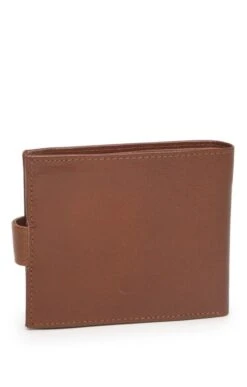 Men’s Tab Double Compartment Wallet -Best Fashion Shoes Shop TB22323TAN 1