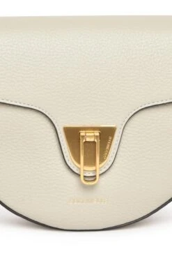 Ladies Coccinelle Beat Soft Saddle Bag -Best Fashion Shoes Shop TB22412OFFWHITE 4